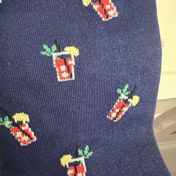 J. Crew Bloody Mary men’s dress socks. OSFM. Office. Brunch. Loafers. Cool socks - Picture 2 of 4